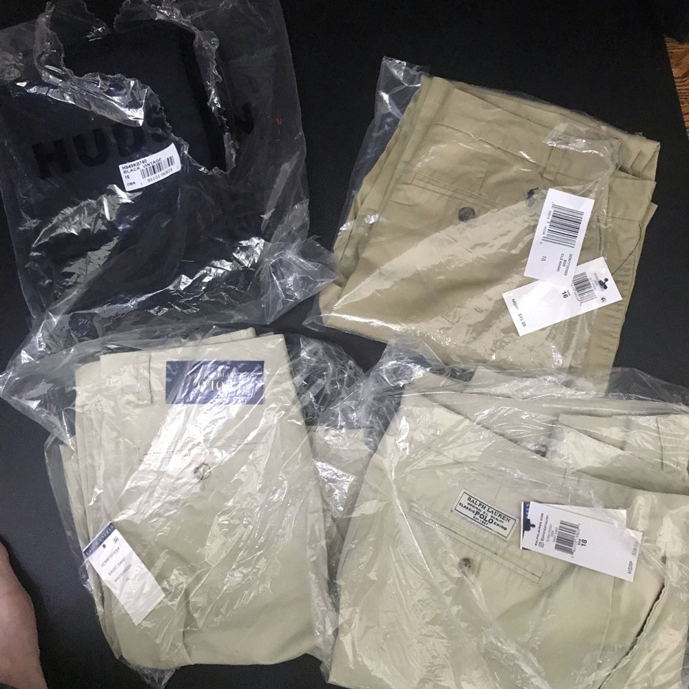 Polo Bundle - Ralph Lauren Shorts & Pants, Hudson